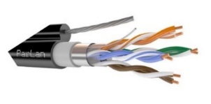 [100000137] F/UTP Cat5e 4x2x0.52 PVC/Petr